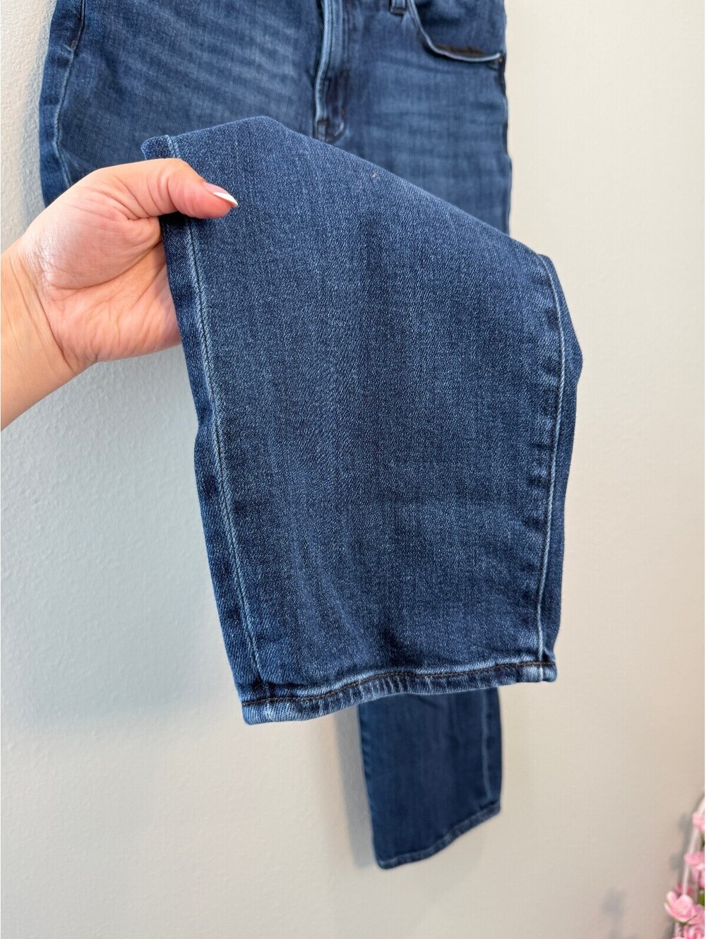 Pistola Straight Leg Dark Blue Wash Denim Jeans - Women's 32 - Picture 4 of 7